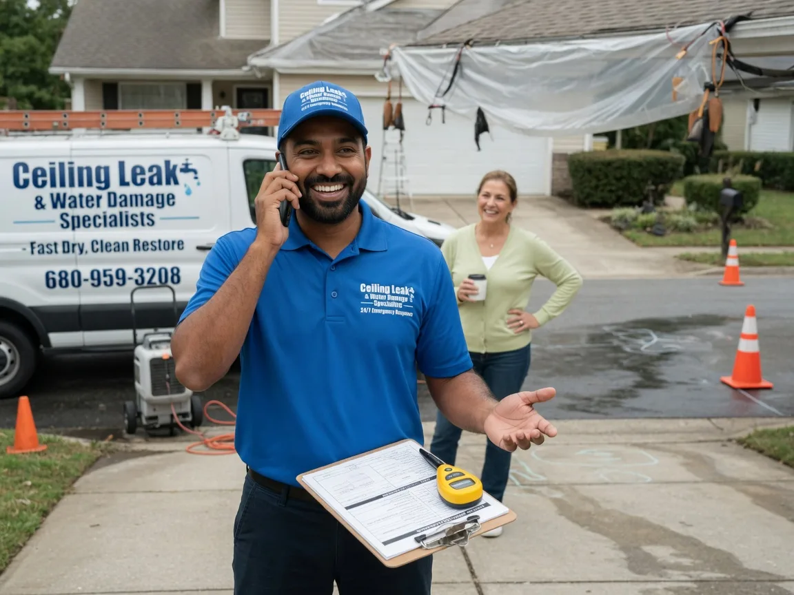 Ceiling Leak Cleanup Bloomingdale, GA FAQs